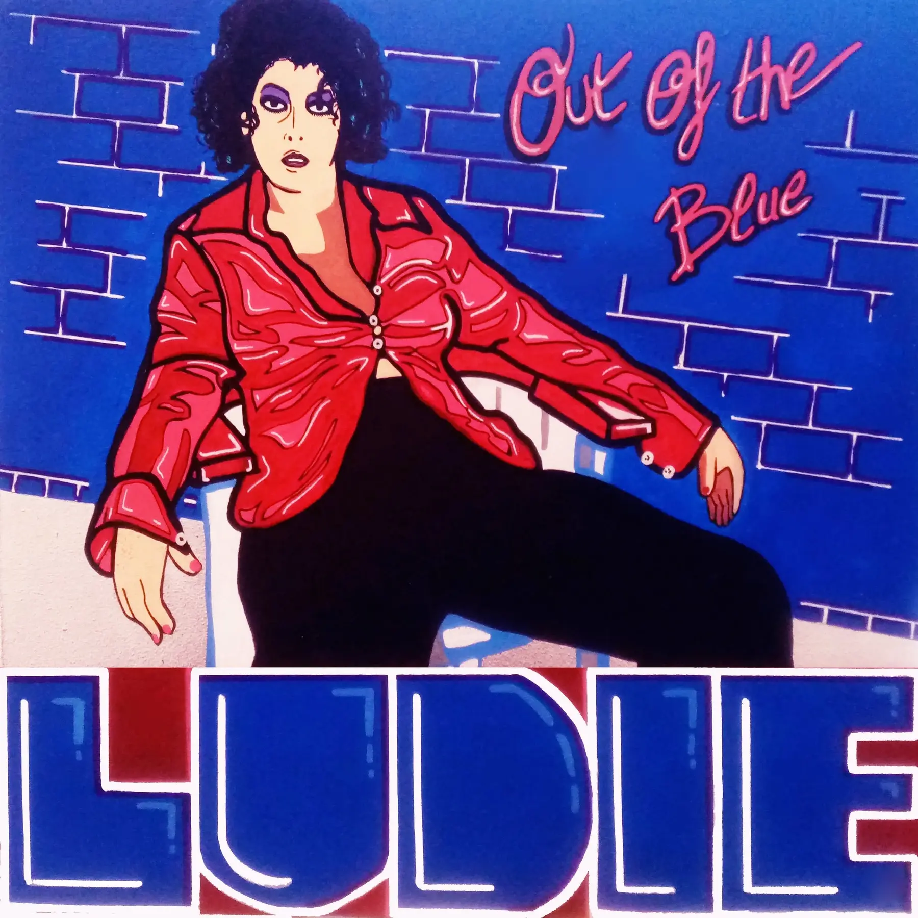 Pochette de l’EP Out of the Blue de LUDIE